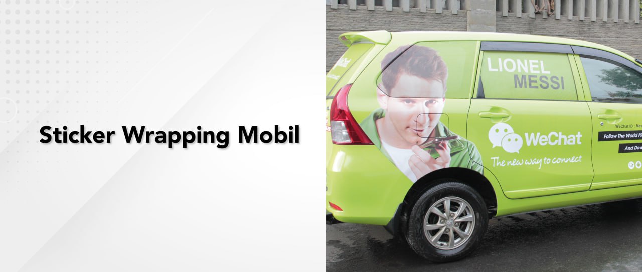 Sticker Wrapping Mobil