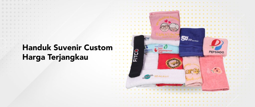 Handuk Suvenir Custom Harga Terjangkau