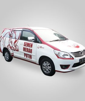 Sticker Branding Mobil Semen