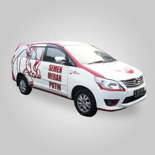 Sticker Branding Mobil Semen