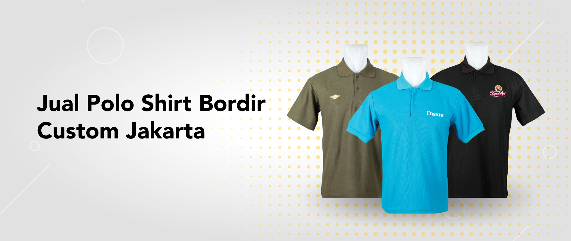 Jual Polo Shirt Bordir Custom Jakarta