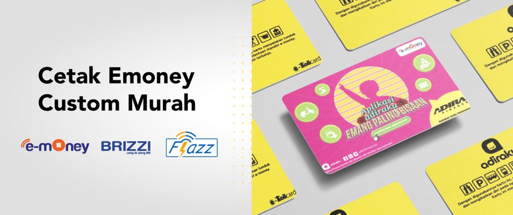 Cetak Emoney Custom Murah