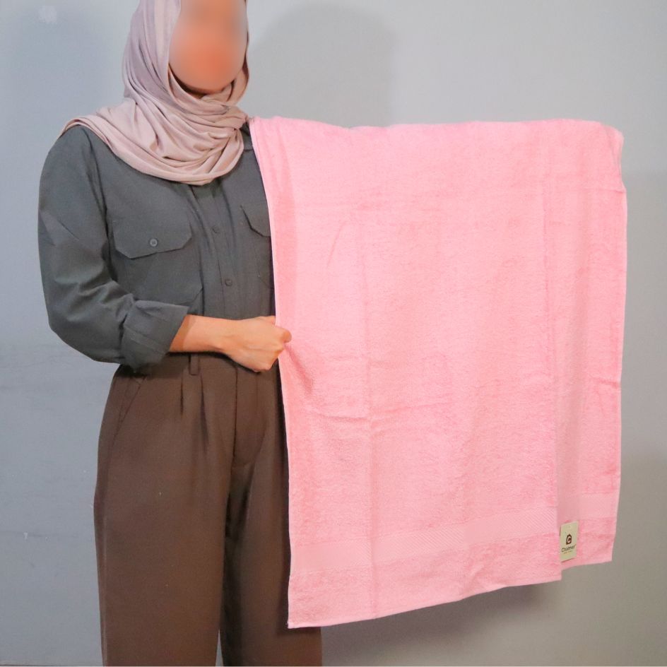 Handuk Kolam Renang Handuk Besar Handuk Mandi Pink 2