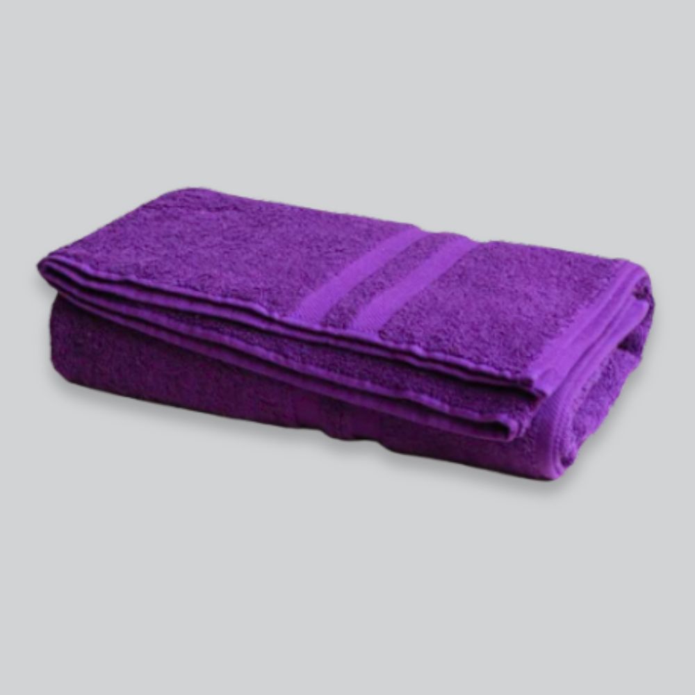 Handuk Polos Merek Natural by Chalmer Ungu Handuk Polos Merek Natural by Chalmer Hijau
