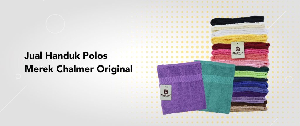 Jual Handuk Polos Merek Chalmer Original