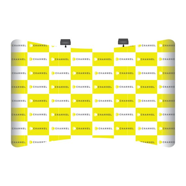 Backwall Portable Curve Channel