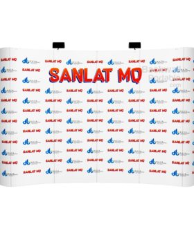 Backwall Portable Curve Sanlat