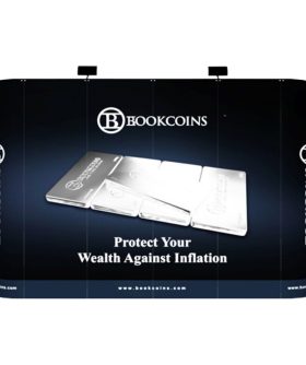 Jual Backwall Portable Straight Bookcoins